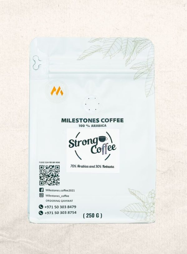 Strong Coffee 70% Arabica & 30 % Robusta - 250 Grams